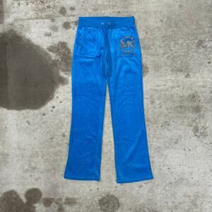Vintage Y2K Michael Kors velour rhinestone flare sweatpants